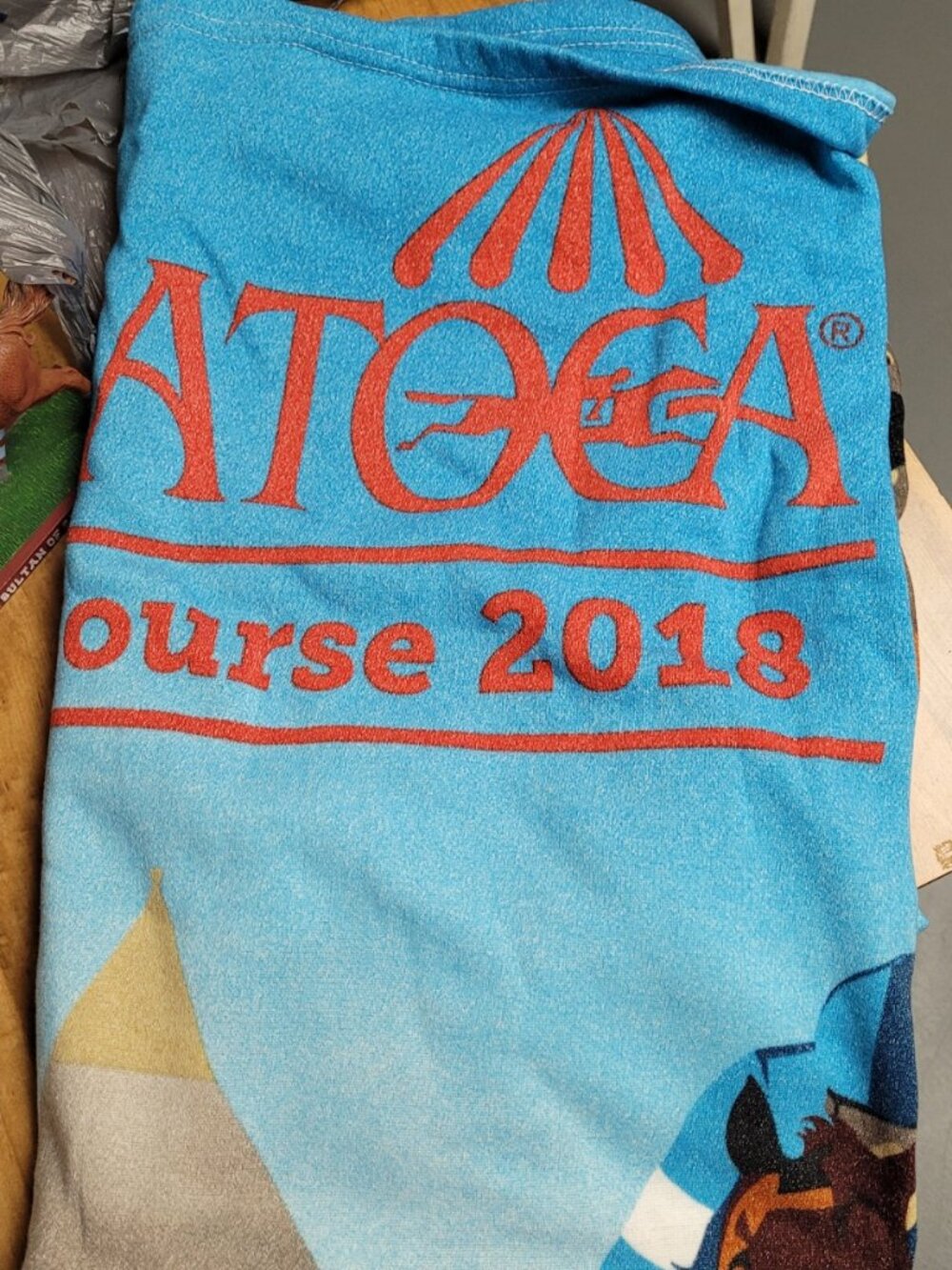 Saratoga Race Course Promotional Upstate Ford 2018 Lightweight Blanket NEW